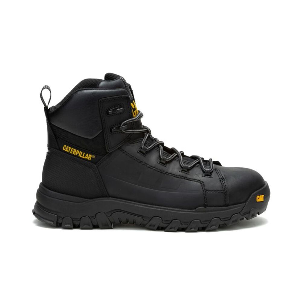 Caterpillar Mens Threshold Rebound Composite Toe WP Black Boots (NWT)